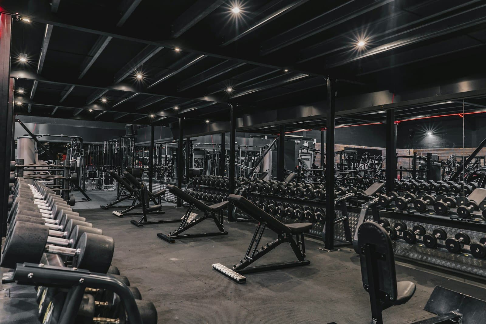 A gym full of machines