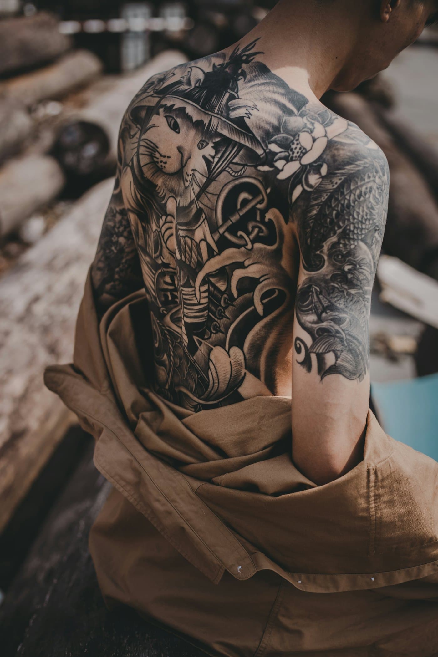 A large back piece